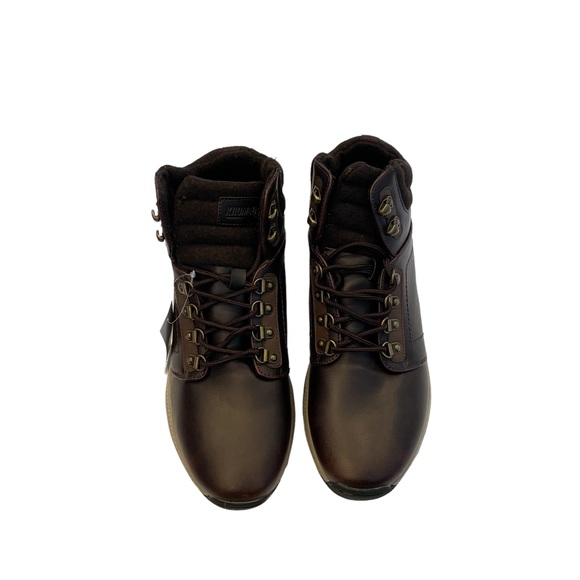 KHOMBU Nick Memory Foam Lightweight Brown Boots - NEW - Picture 3 of 6
